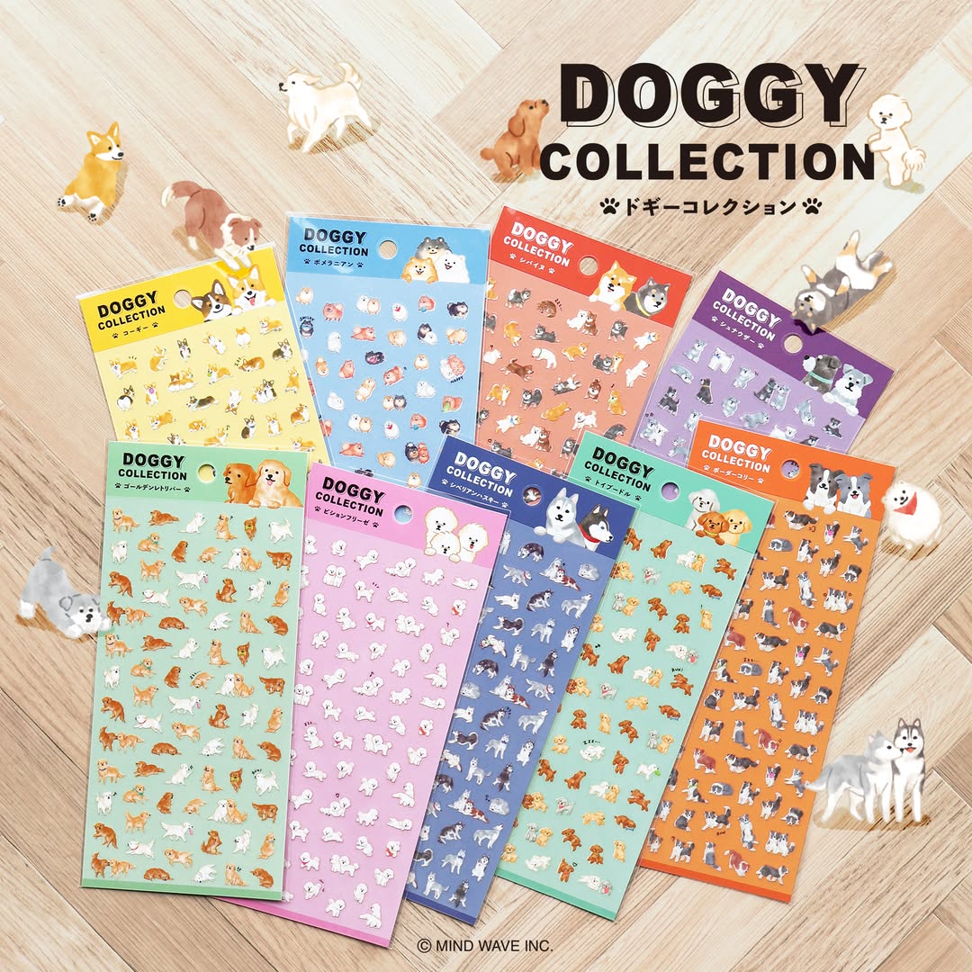 Collection: MIND WAVE Doggy Collection Stickers