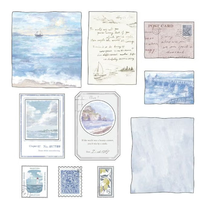MIND WAVE Flake Stickers - Landscape - Morning Calm