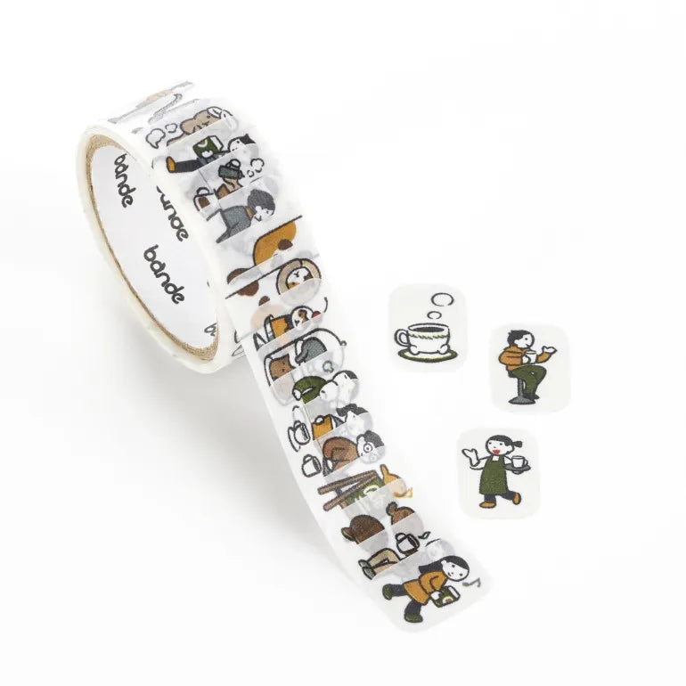 BANDE Masking Tape - People Who Live In Notebooks - Cafe Day