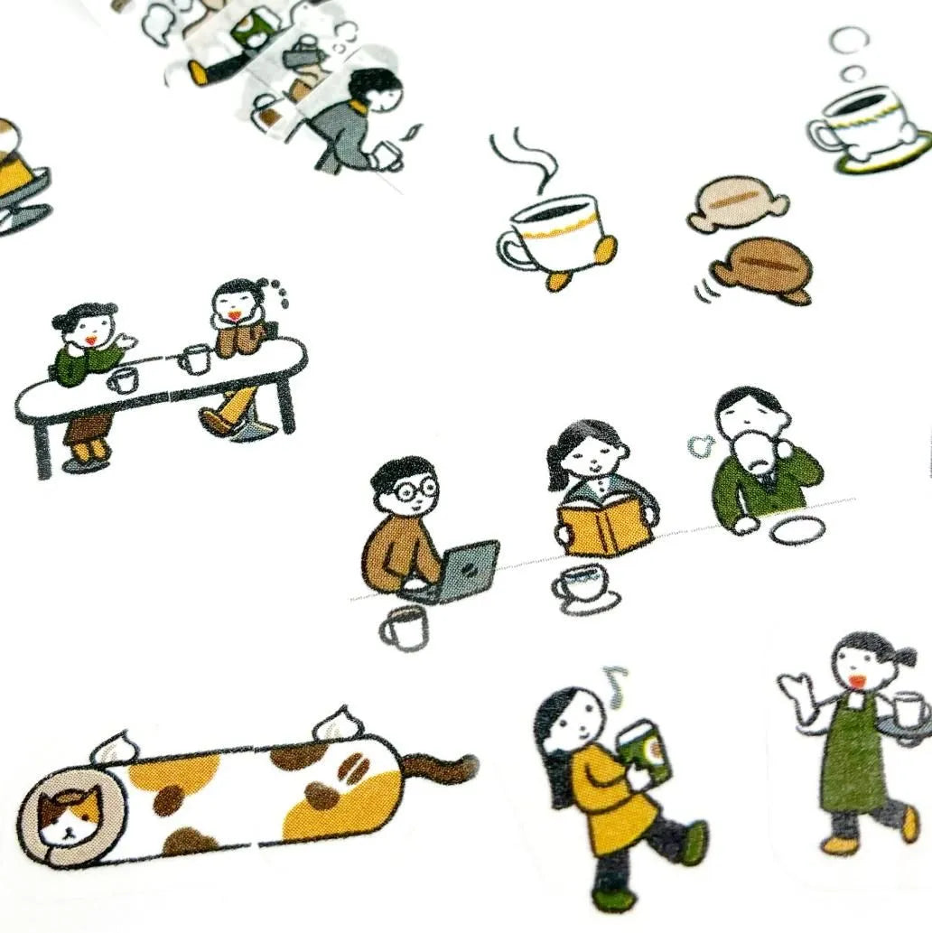 BANDE Masking Tape - People Who Live In Notebooks - Cafe Day
