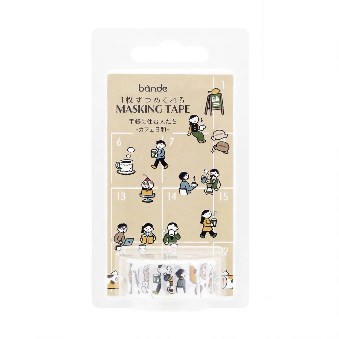 BANDE Masking Tape - People Who Live In Notebooks - Cafe Day