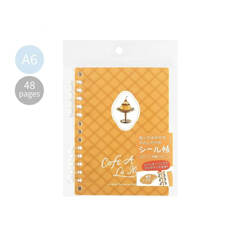 BGM Sticker Book - Cafe À La Mode - Retro Pudding