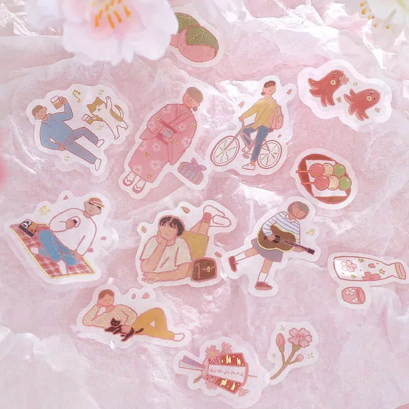 BGM Flake Stickers - Cherry Blossom - Limited Edition