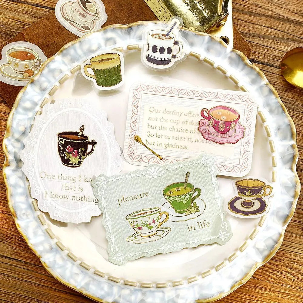 BGM Flake Stickers - Foil-Stamped - IPPAI - Cups
