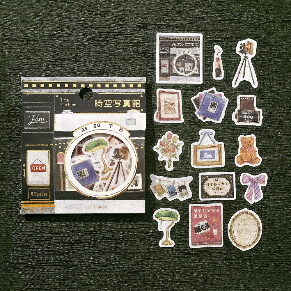 BGM Flake Stickers - Foil-Stamped - Shopping Street - Photo Gallery