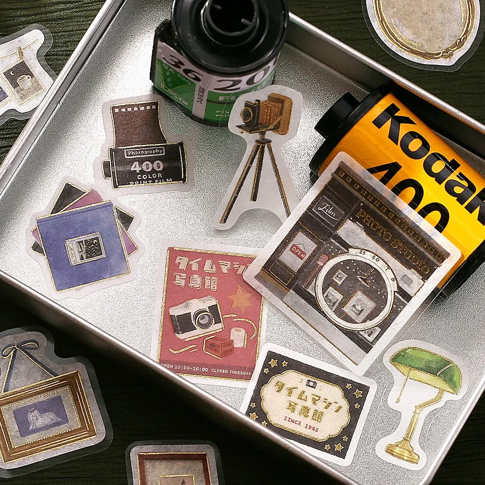 BGM Flake Stickers - Foil-Stamped - Shopping Street - Photo Gallery