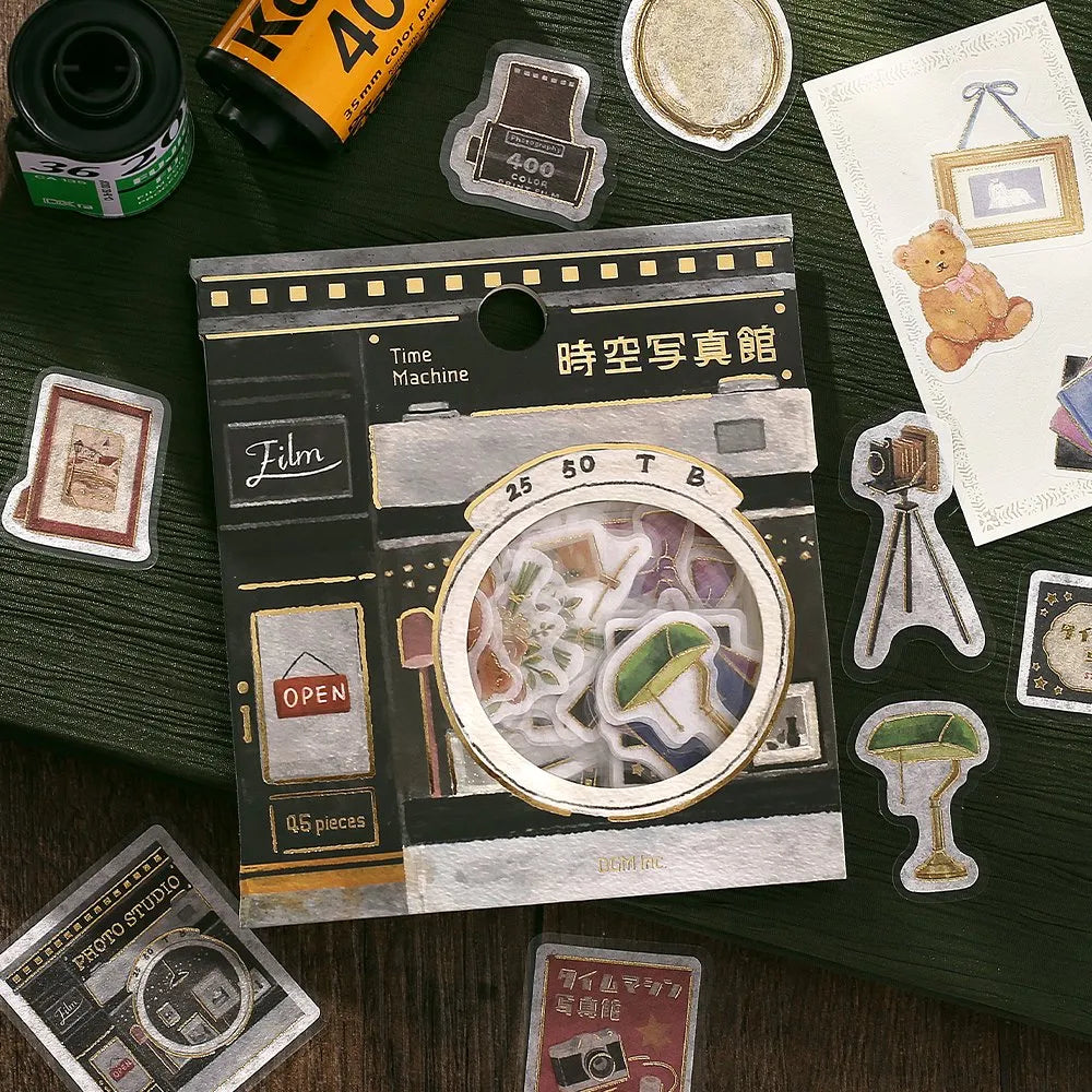 BGM Flake Stickers - Foil-Stamped - Shopping Street - Photo Gallery
