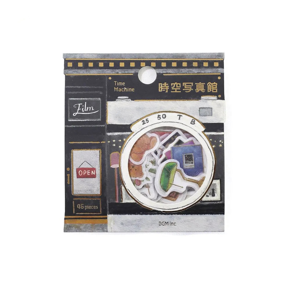 BGM Flake Stickers - Foil-Stamped - Shopping Street - Photo Gallery