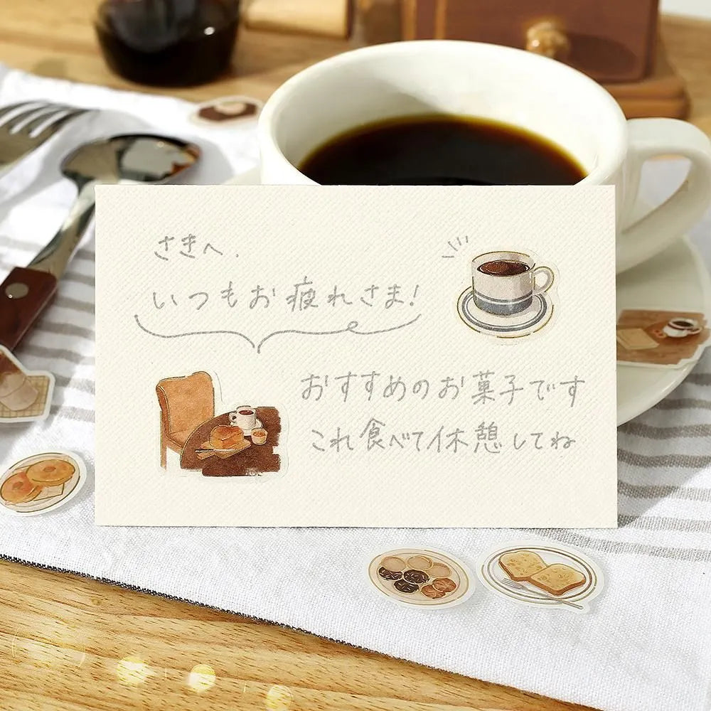BGM Flake Stickers - Foil-Stamped - Today's Cafe - Home Cafe