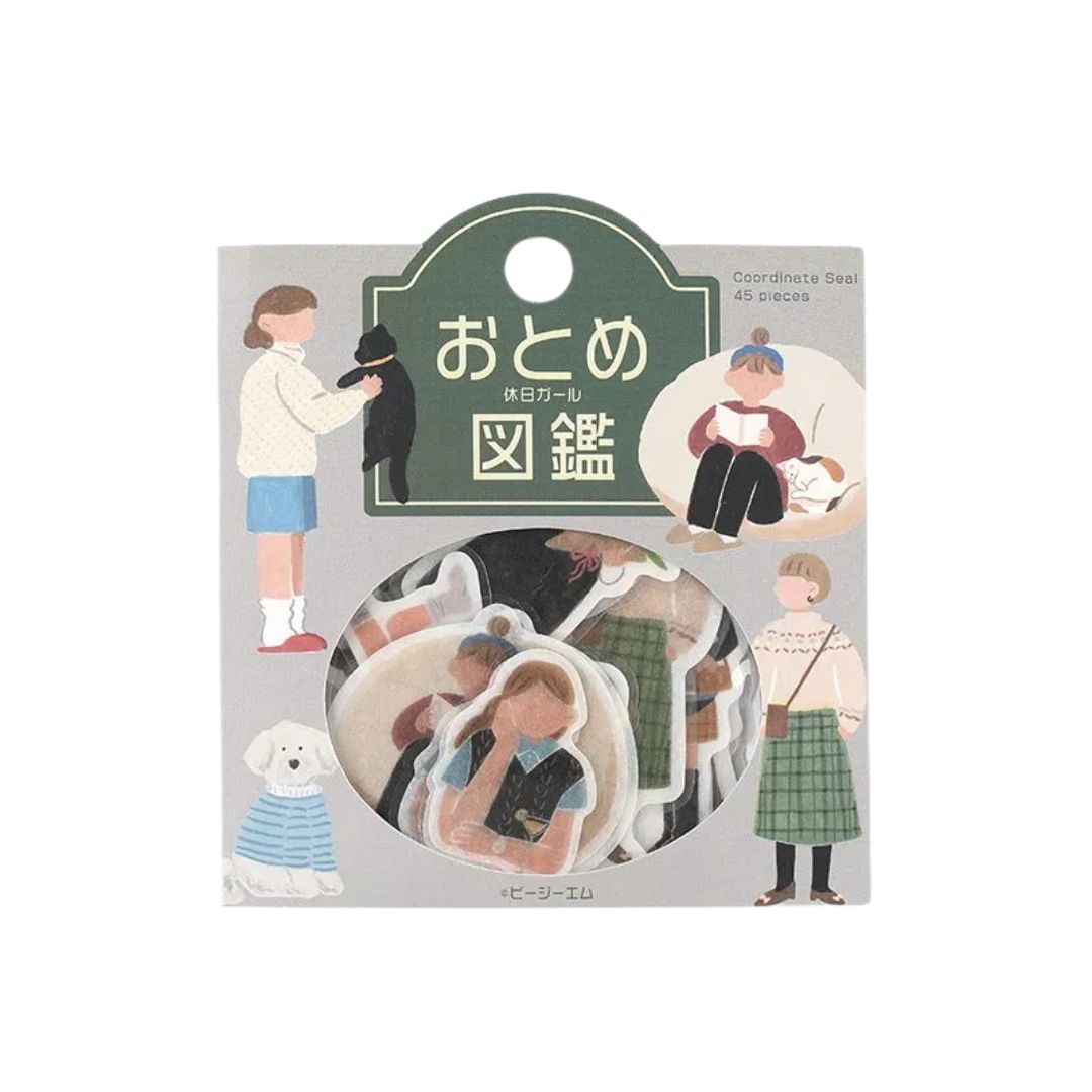 BGM Flake Stickers - Girl's Guidebook - Holiday Girl