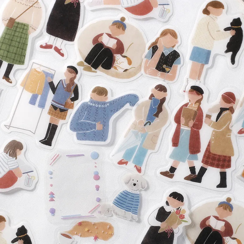 BGM Flake Stickers - Girl's Guidebook - Holiday Girl