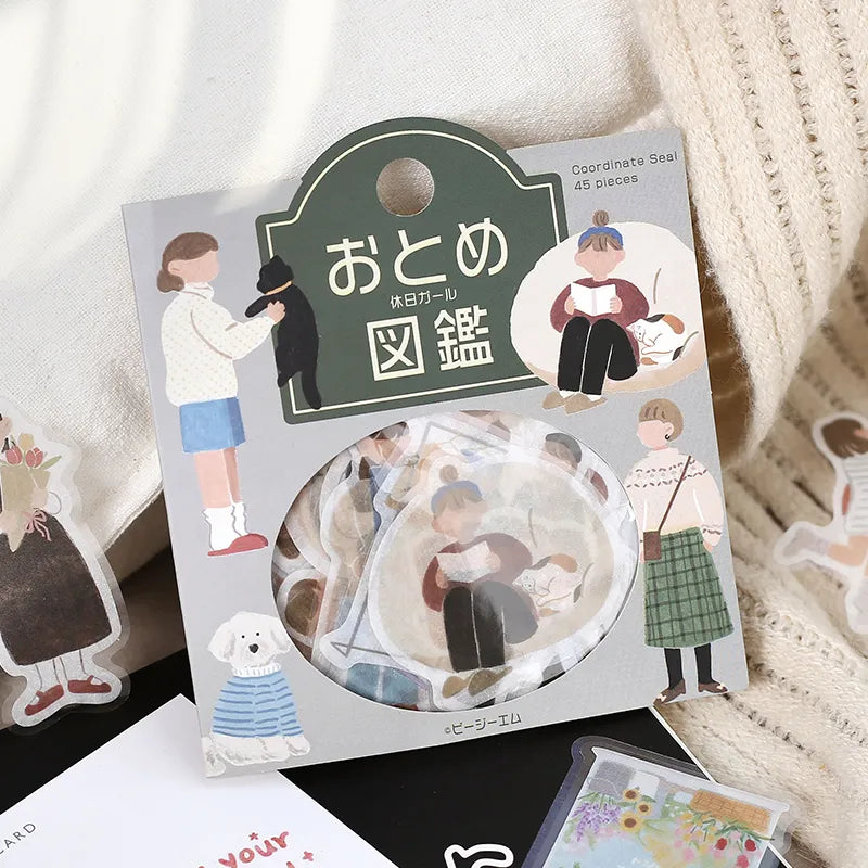 BGM Flake Stickers - Girl's Guidebook - Holiday Girl