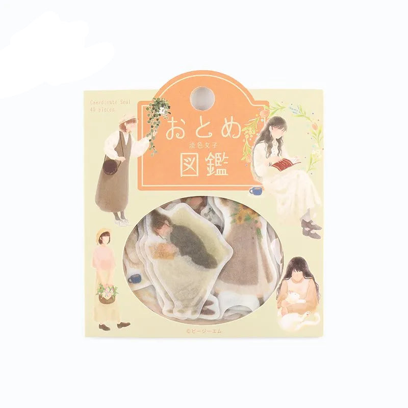 BGM Flake Stickers - Girl's Guidebook - Light-Colored Girls