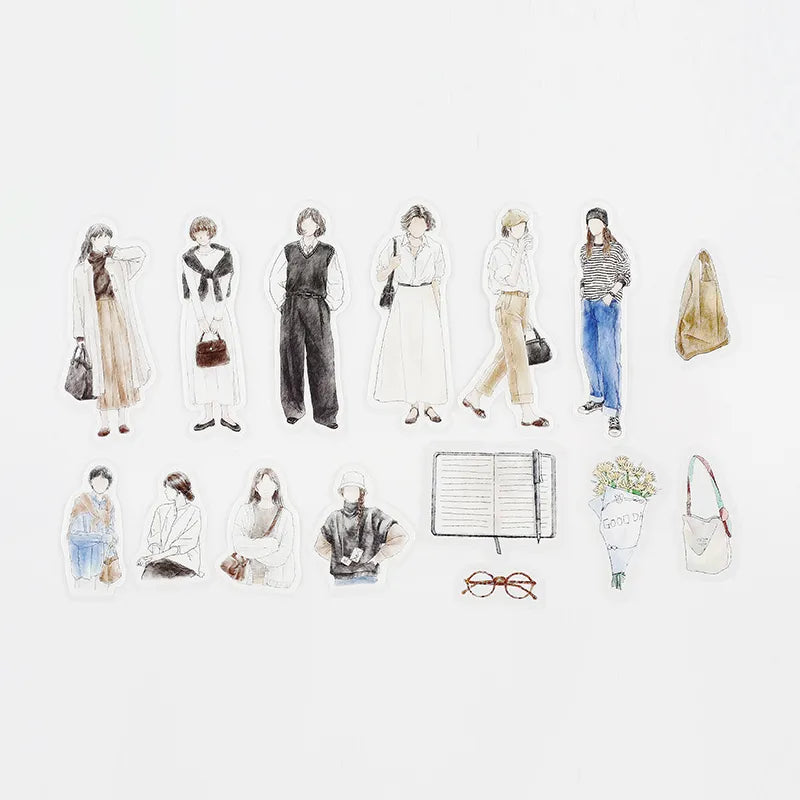 BGM Flake Stickers - Today's Me - Basic Forever