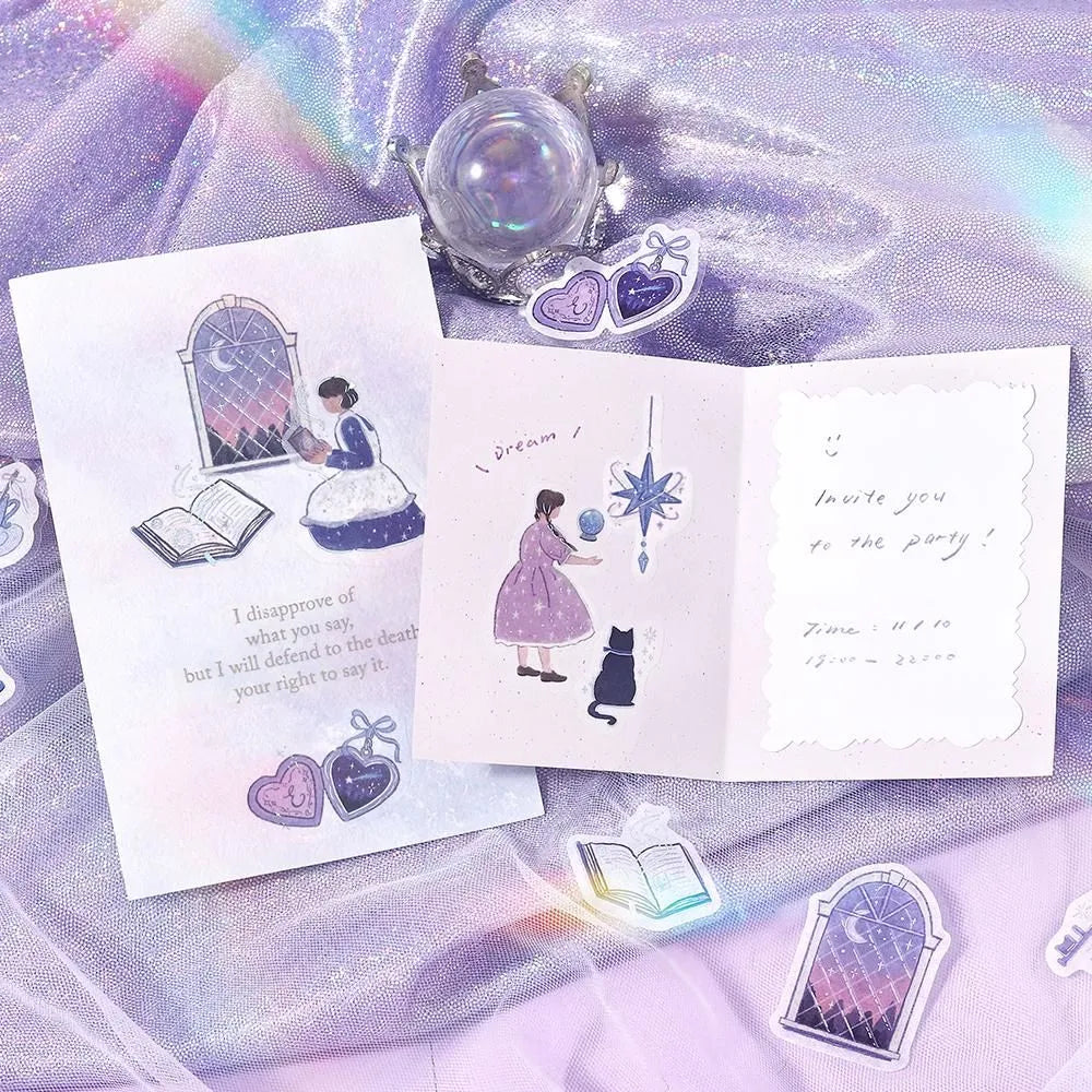 BGM Flake Stickers - Foil-Stamped - A Maiden's Moment - Dream Time