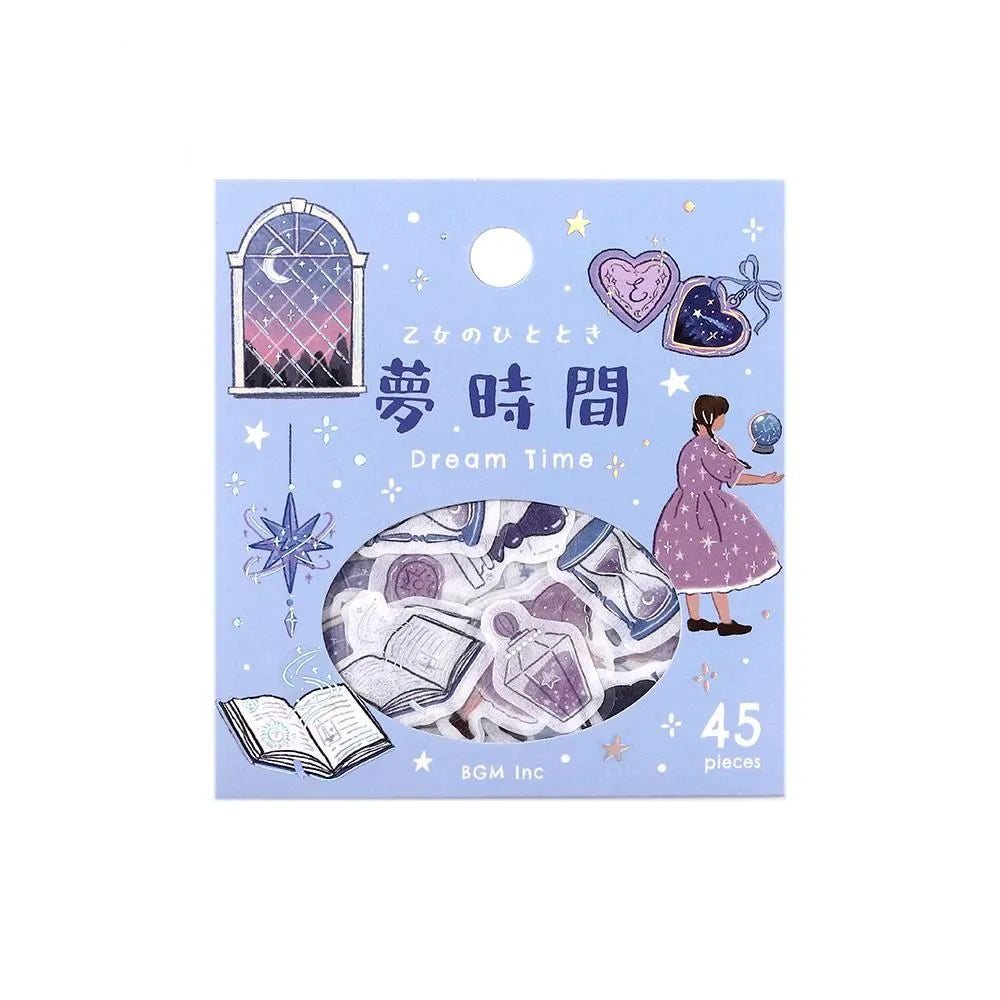 BGM Flake Stickers - Foil-Stamped - A Maiden's Moment - Dream Time
