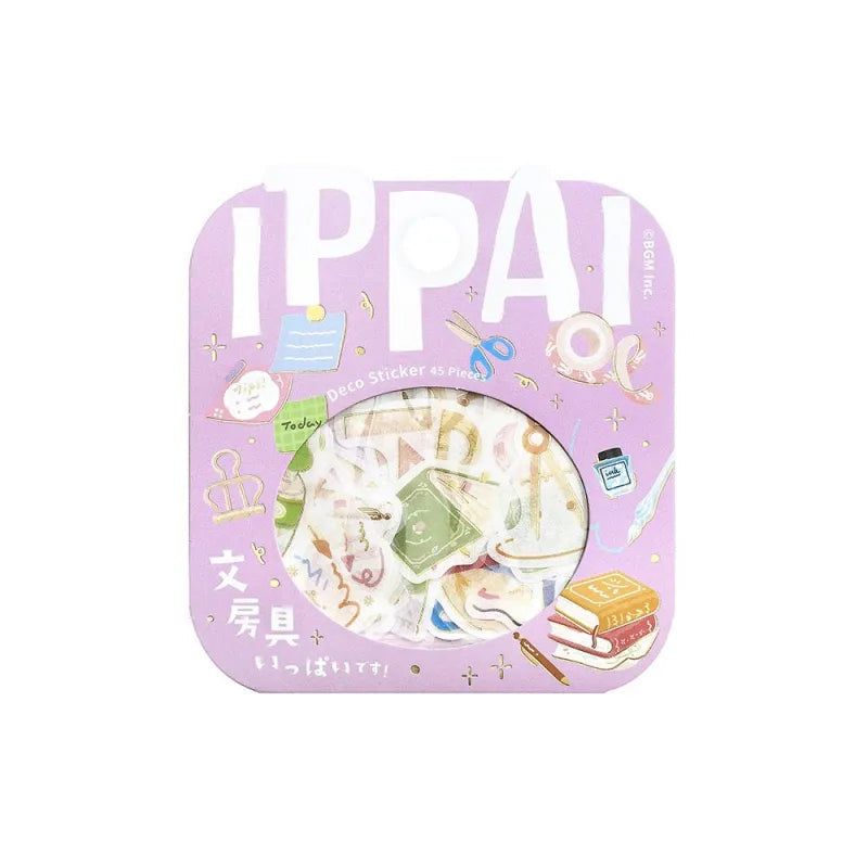 BGM Foil-Stamped Flake Stickers - IPPAI - Stationery