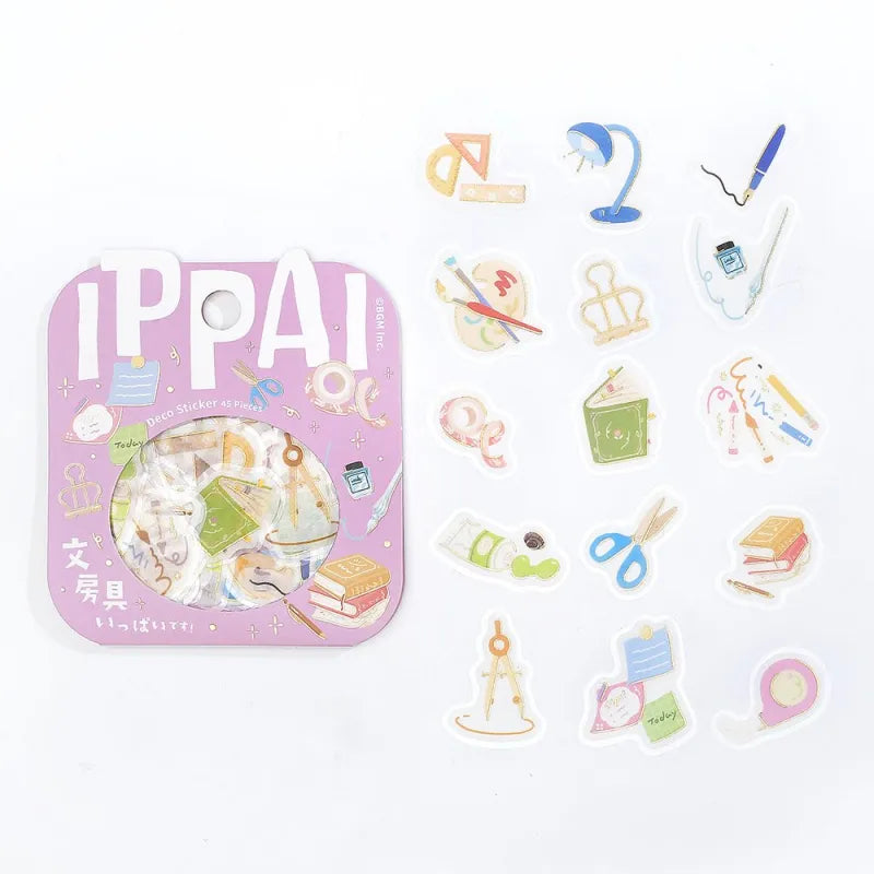 BGM Foil-Stamped Flake Stickers - IPPAI - Stationery