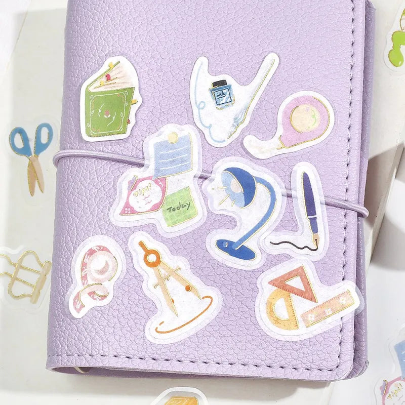 BGM Foil-Stamped Flake Stickers - IPPAI - Stationery