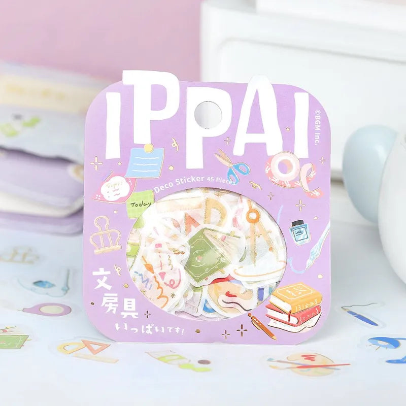 BGM Foil-Stamped Flake Stickers - IPPAI - Stationery