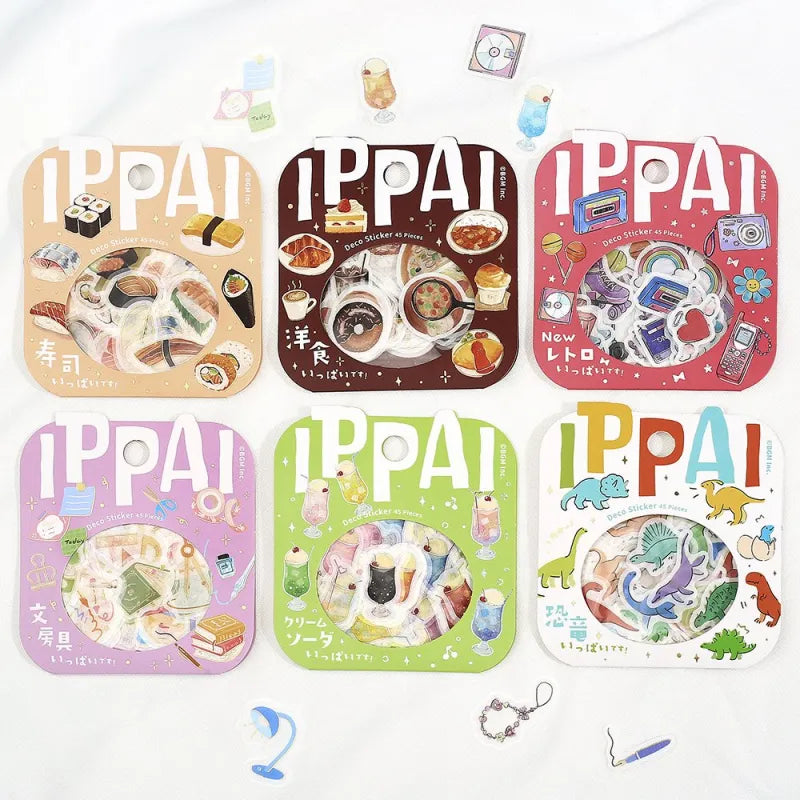 BGM Foil-Stamped Flake Stickers - IPPAI - Stationery