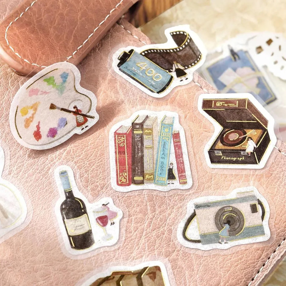 BGM Foil-Stamped Flake Stickers - Petit Story - Hobby