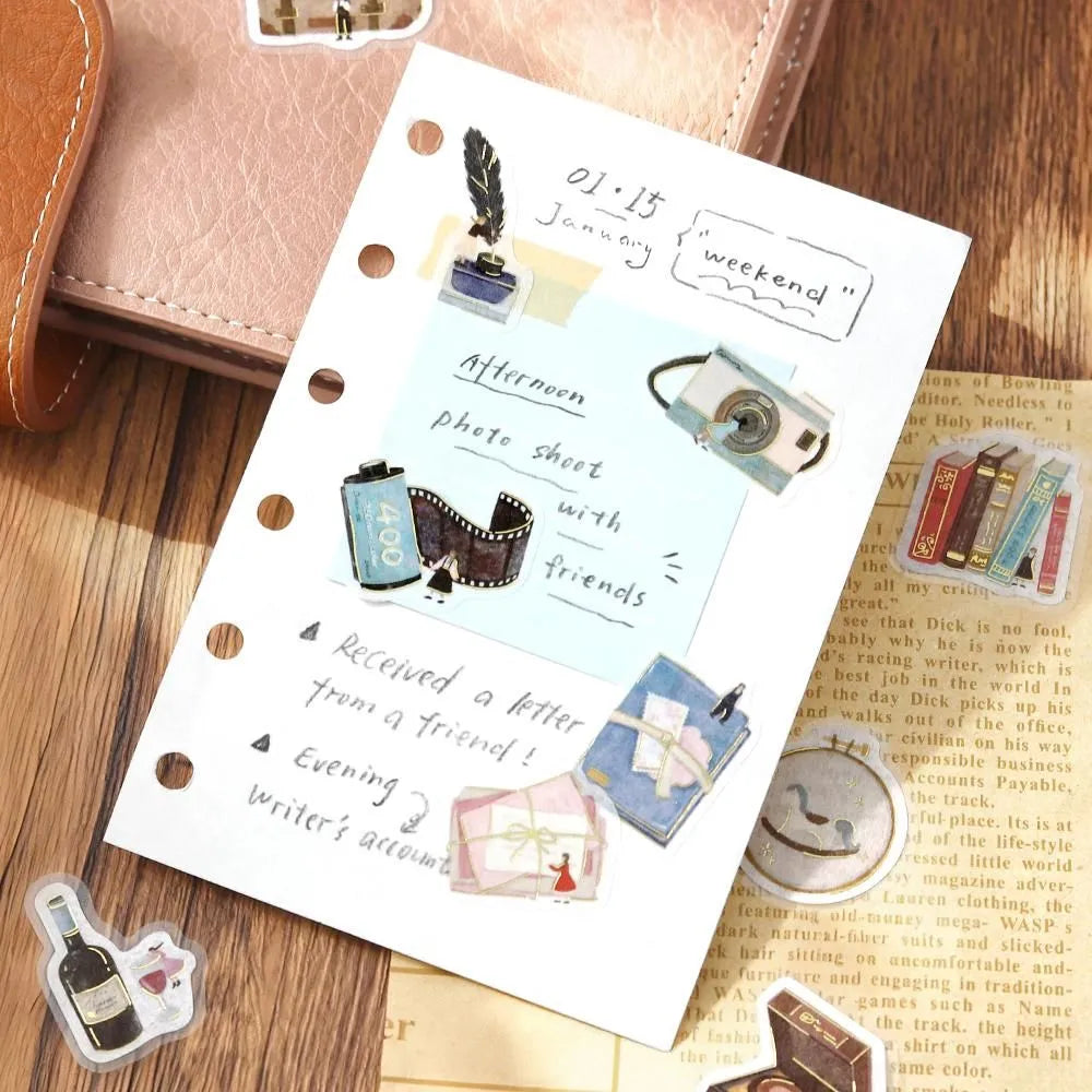 BGM Foil-Stamped Flake Stickers - Petit Story - Hobby