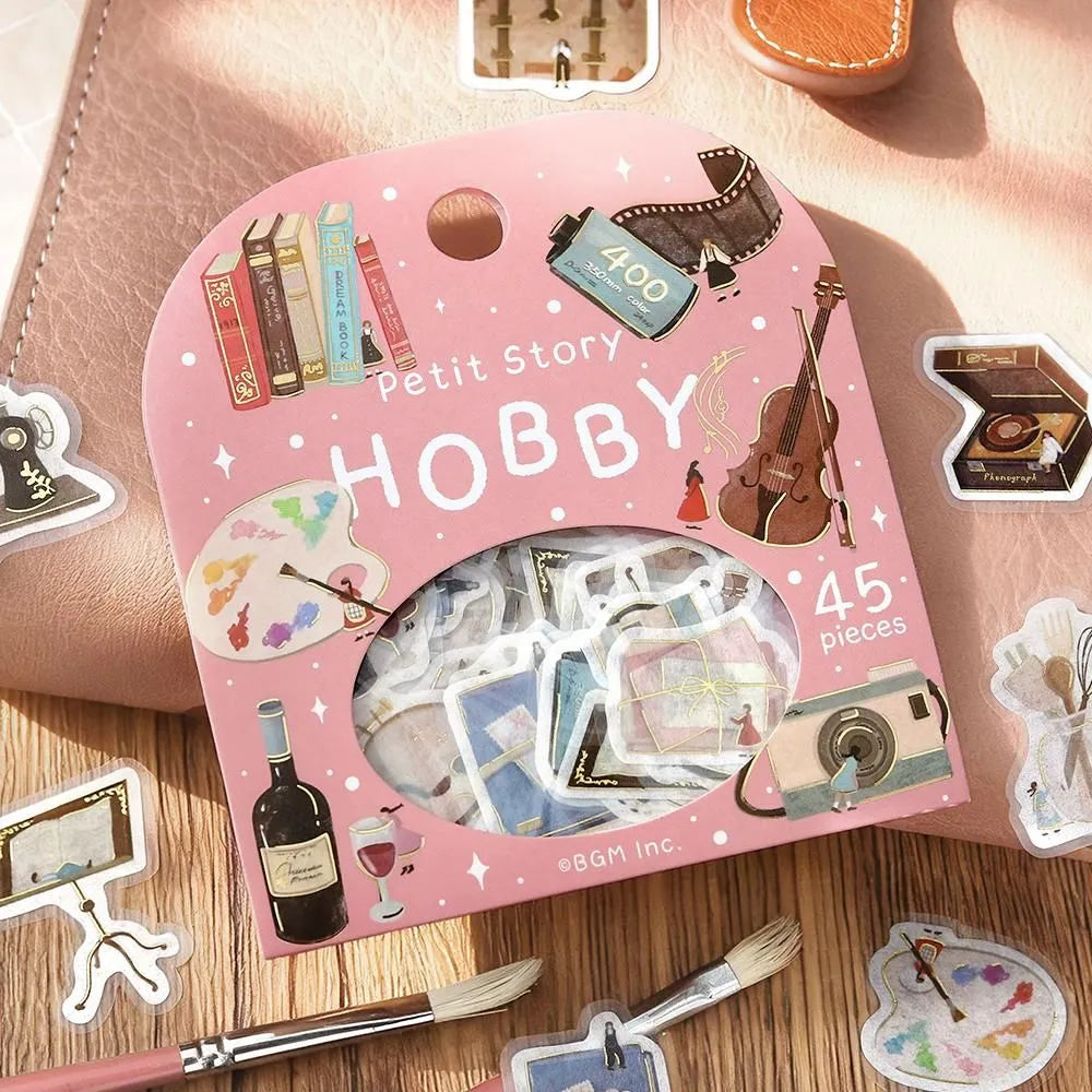 BGM Foil-Stamped Flake Stickers - Petit Story - Hobby