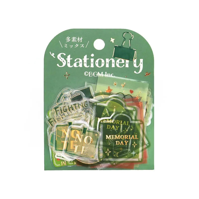 BGM Foil-Stamped Flake Stickers - Stationery