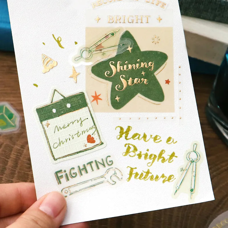 BGM Foil-Stamped Flake Stickers - Stationery