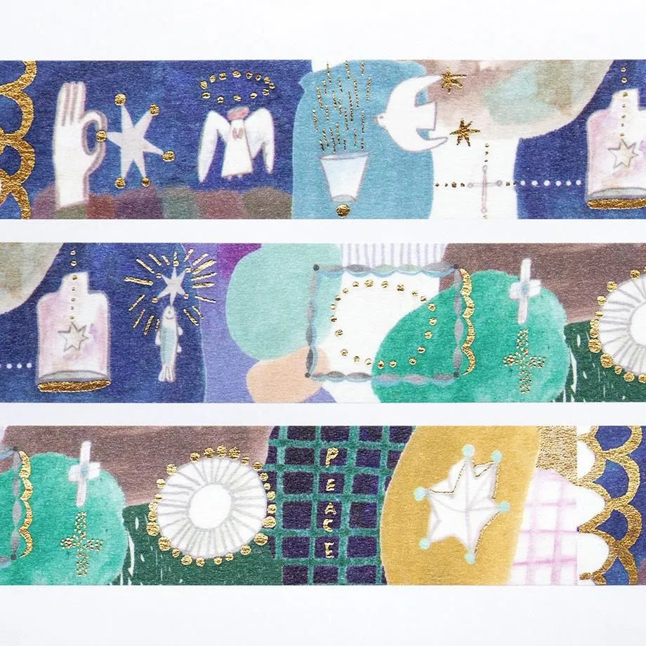 COZYCA x CHIHIRO SONODA Foil-Stamped Masking Tape - Inori To Hikari