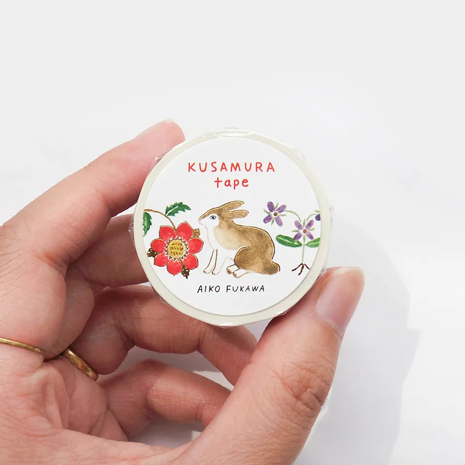 COZYCA x AIKO FUKAWA Foil-Stamped Masking Tape -  Kusamura