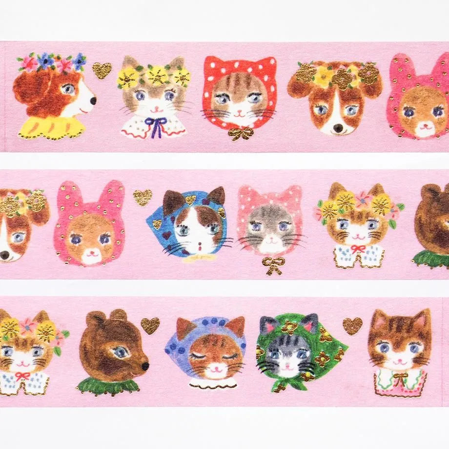 COZYCA x AIKO FUKAWA Foil-Stamped Masking Tape -  Niko Niko