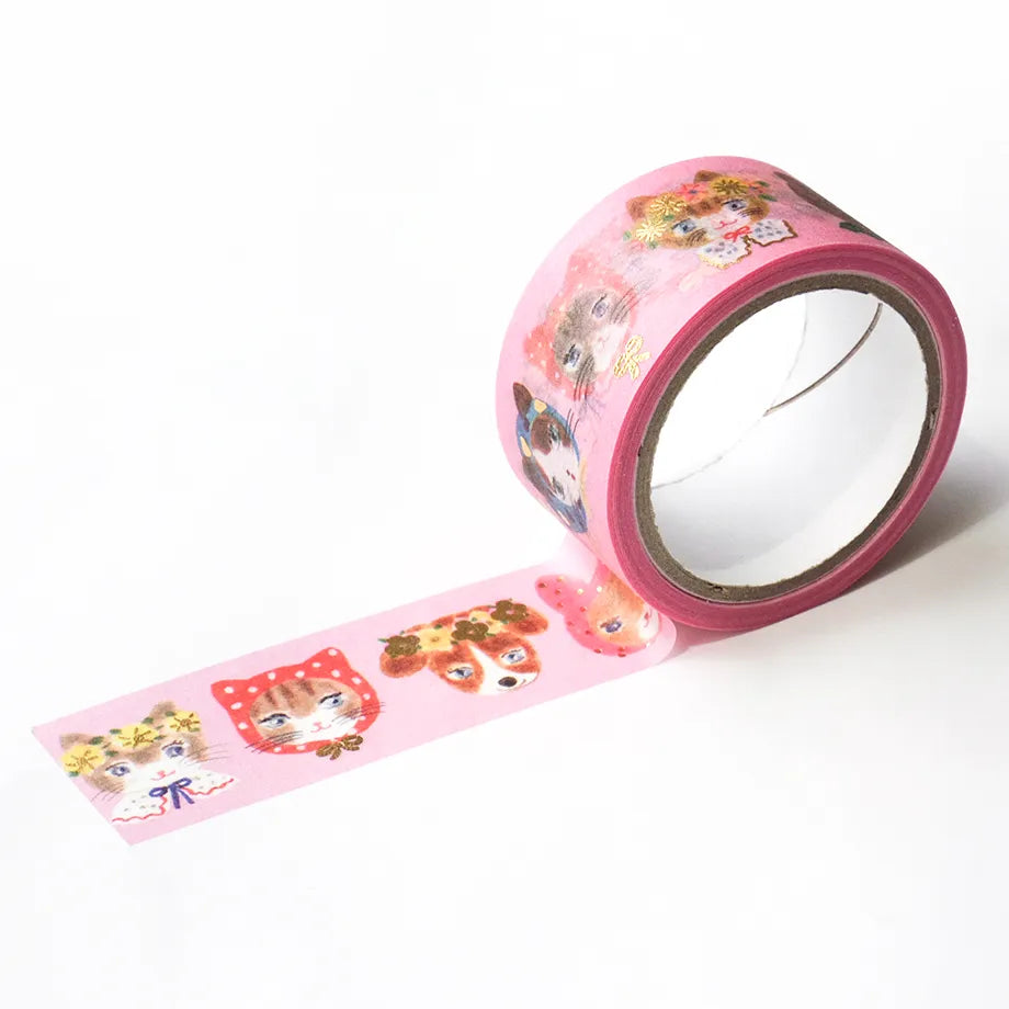 COZYCA x AIKO FUKAWA Foil-Stamped Masking Tape -  Niko Niko