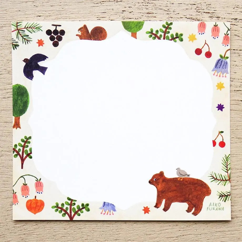 COZYCA x AIKO FUKAWA Block Memo - Feel Nature