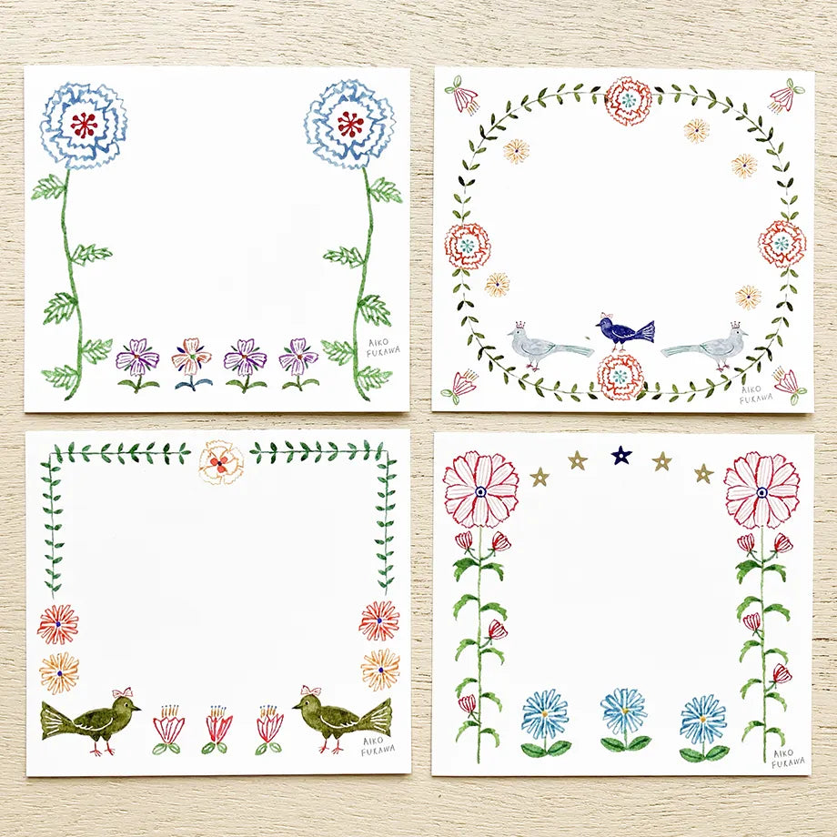 COZYCA x AIKO FUKAWA Block Memo - Flower Gate