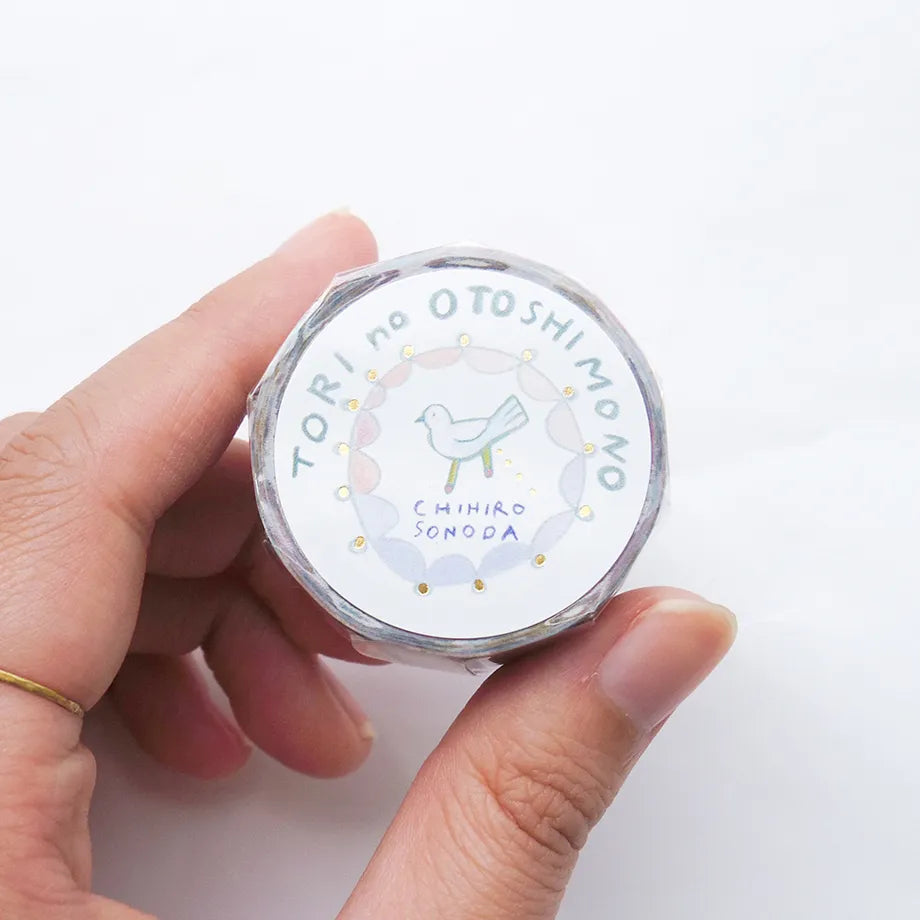 COZYCA x CHIHIRO SONODA Foil-Stamped Masking Tape - Tori No Otoshimono