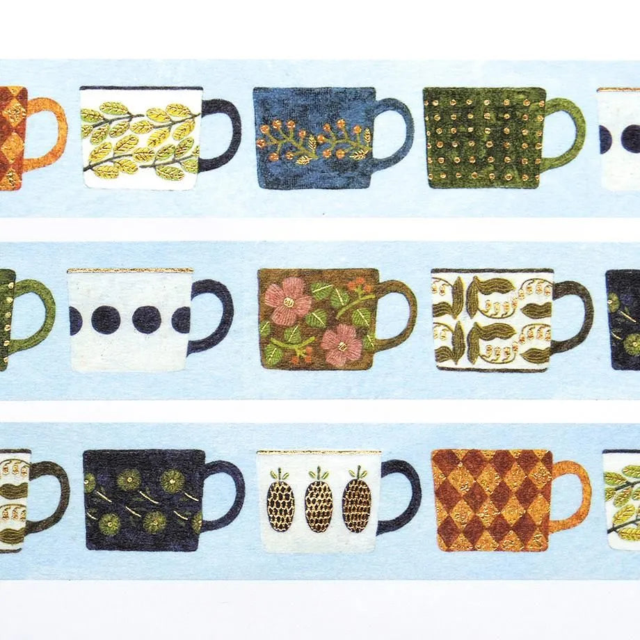 COZYCA x MIDORI ASANO Foil-Stamped Masking Tape - My Favorite Mugs