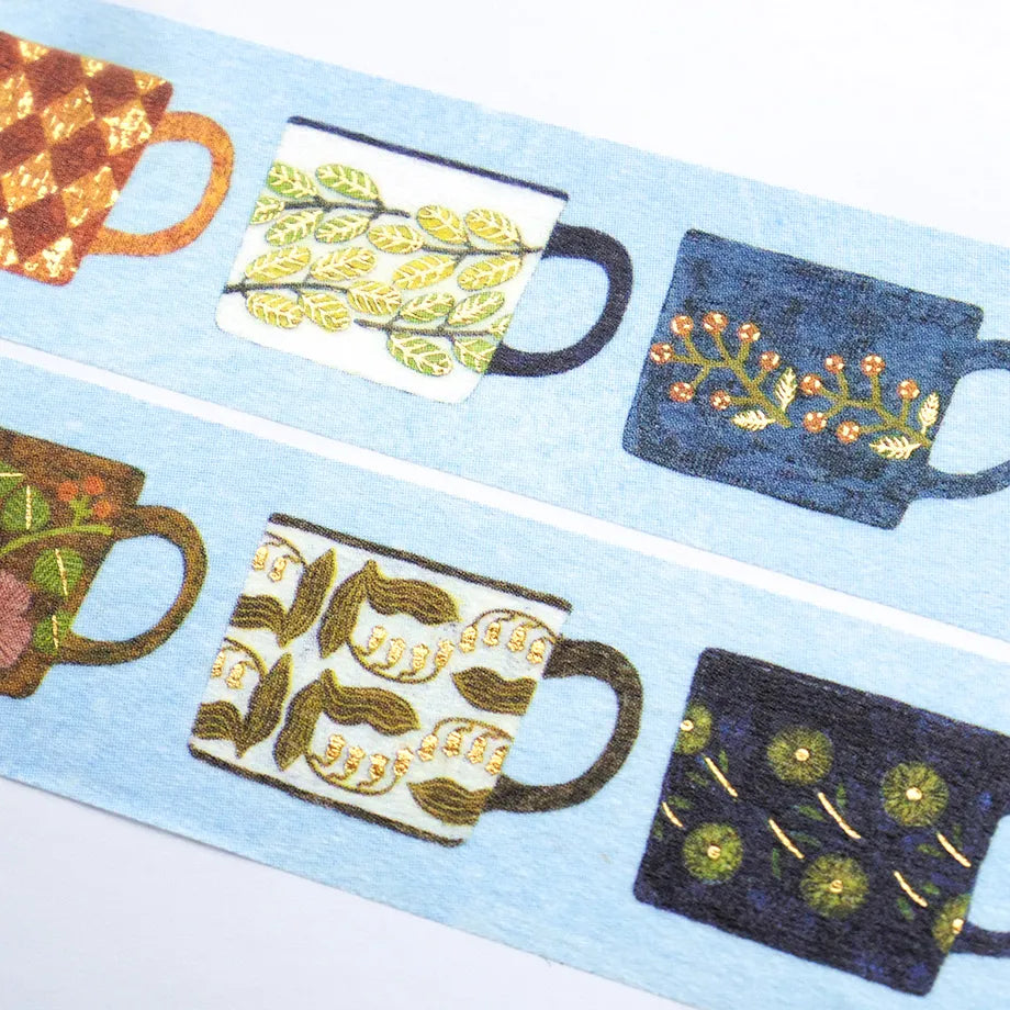 COZYCA x MIDORI ASANO Foil-Stamped Masking Tape - My Favorite Mugs