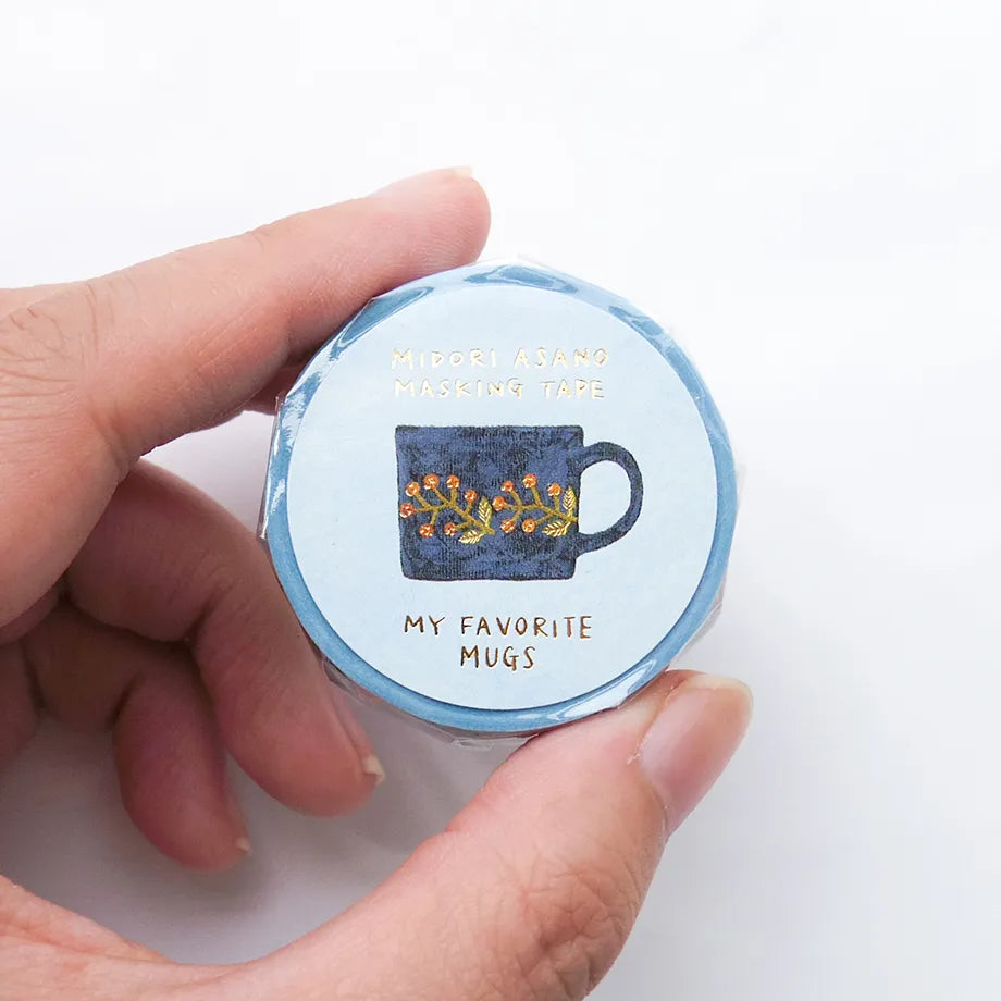 COZYCA x MIDORI ASANO Foil-Stamped Masking Tape - My Favorite Mugs