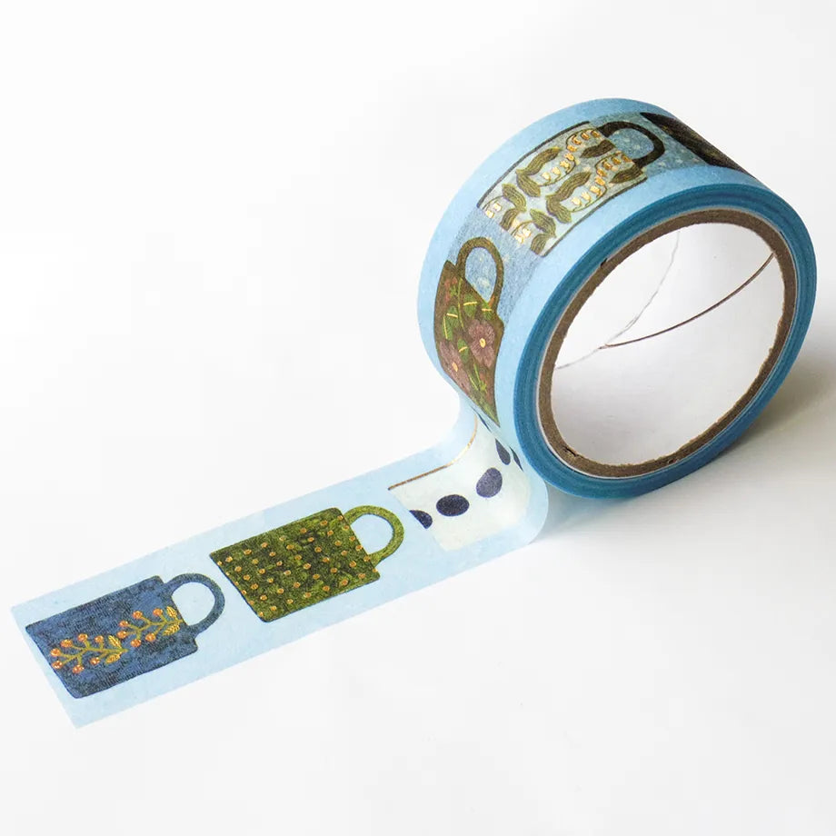 COZYCA x MIDORI ASANO Foil-Stamped Masking Tape - My Favorite Mugs