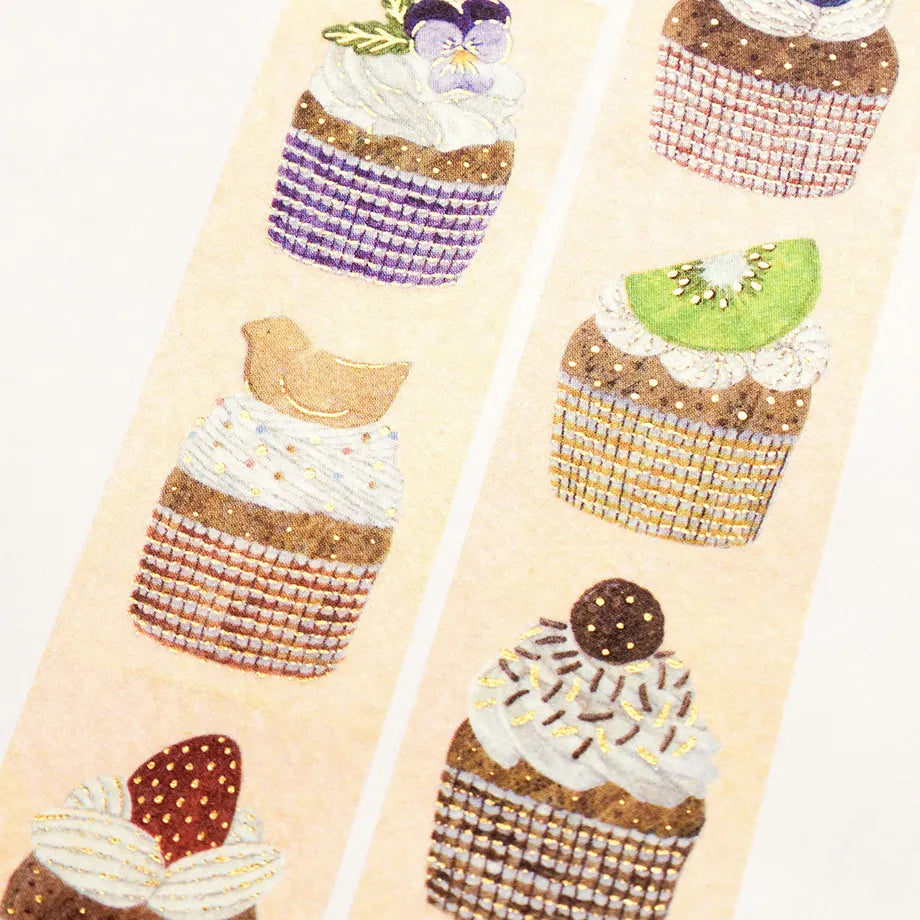 COZYCA x MIDORI ASANO Foil Stamped Masking Tape - Three O' Clock