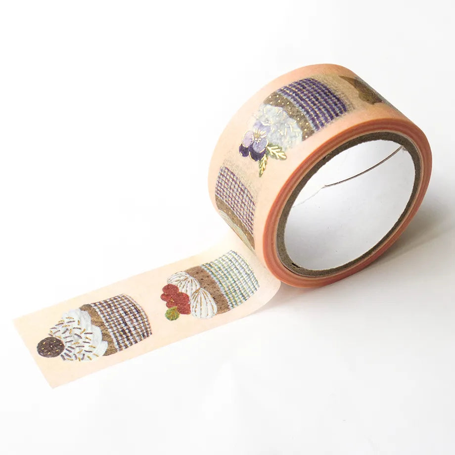 COZYCA x MIDORI ASANO Foil Stamped Masking Tape - Three O' Clock