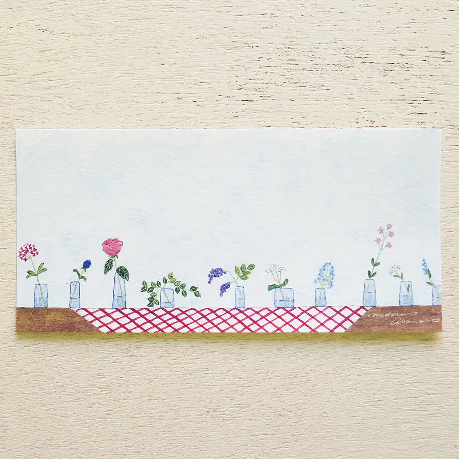 COZYCA x MIDORI ASANO Note Pad - With Flowers