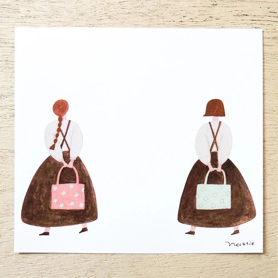 COZYCA x NECKTIE Block Memo - Friends