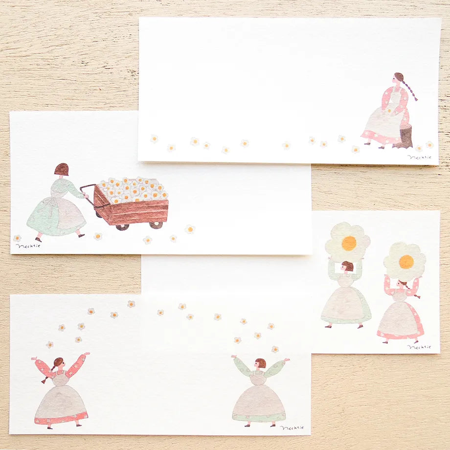 Cozyca x Necktie Note Pad - Flower