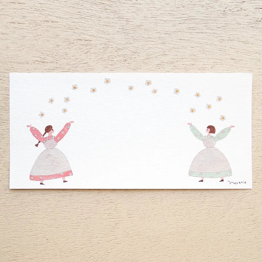 Cozyca x Necktie Note Pad - Flower