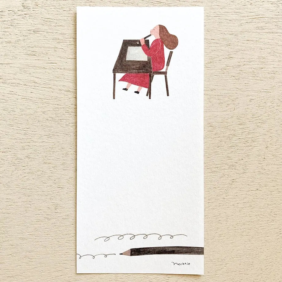 Cozyca x Necktie Note Pad - Write A Letter