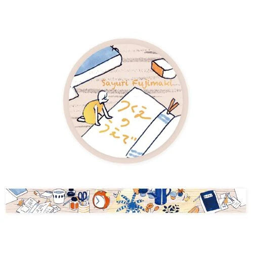 COZYCA x SAYURI FUJIMAKI Foil-Stamped Masking Tape - On The Desk