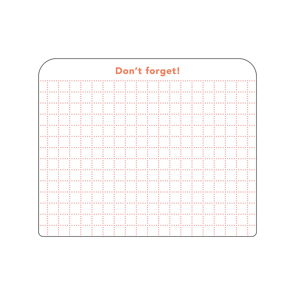 Daigo isshoni. To-Do Sticky Notes Film - L - Red